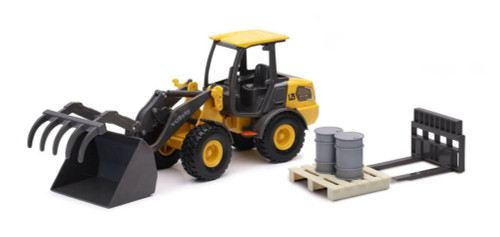 Volvo L25 Wheel Loader w/Interchangeable Parts (Plastic Kit) 1/18 New Ray
