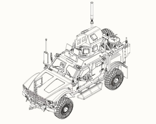 モンモデル1/35 MARP-6×6クーガー モンモデル1/35 MARP-6×6クーガー Meng 1/35th Cougar review