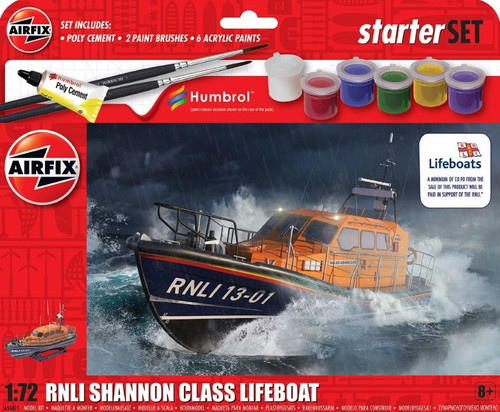 船・ボート AIRFIX RNLI SEVERN CLASS LIFeboat 1/72 RNLI Severn Class Lifeboat | Airfix 1/72 Model Kit - Full