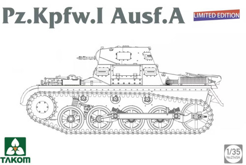 PzKpfw I Ausf A Tank (Ltd Edition) 1/35 Takom