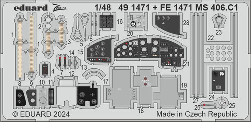 M.S.406 C1 for DWN (Painted) 1/48 Eduard
