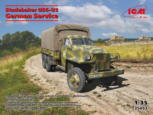 WWII US Studebaker US6-U3 Military Truck 1/35 ICM Models