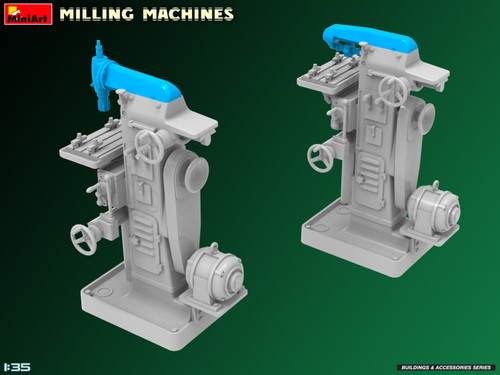 Milling Machines (2) 1/35 MiniArt