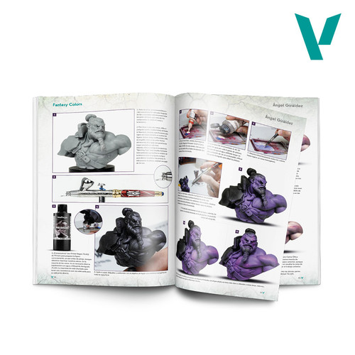 Fantasy Colors Painting Techniques Using Game Color Book Vallejo