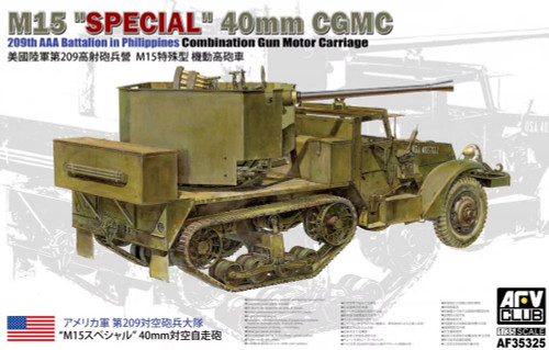 M15 Special Halftrack w/40mm CGMC 209th AAA Battalion Philippines 1/35 AFV Club
