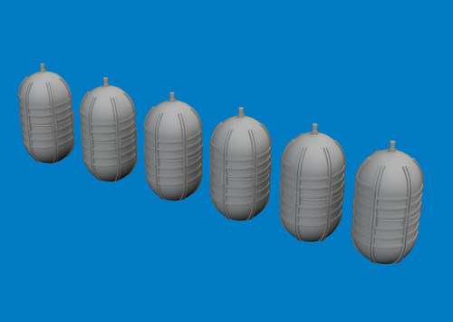 WWII USAAF Oxygen Tank G1 (Resin) 1/72 Eduard