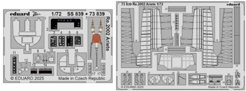 Re.2002 Ariete for ITA (Painted) 1/72 Eduard