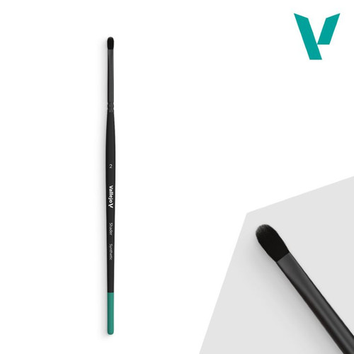 Shader Filbert 2 Synthetic Brush Vallejo