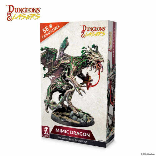 Dungeons & Lasers: Mimic Dragon 28-32mm Archon Studio
