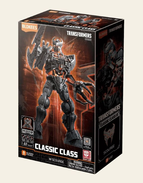 Transformers: Classic Class 03 Scourge (5.5" Lighted Pre-Painted Snap) Blokees