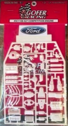 Ford 427 Competition Engine Plastic Kit 1/24-1/25 Gofer Racing