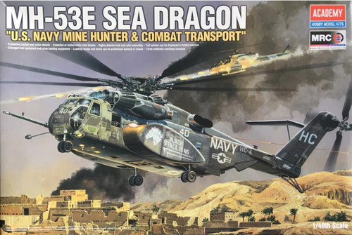 MH-53E Sea Dragon USN Mine Hunter/Combat Transport Helicopter 1/48 Academy