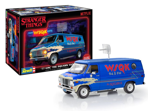 Stranger Things 1977 GMC The Squawk Van 1/25 Revell 