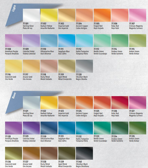 True Metallic Metal Acrylic Paint 18ml Vallejo