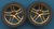Allantes Gold Rims w/Low Profile Tires (4) 1/24-1/25 Pegasus
