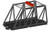 E-Z Track Truss Bridge Kit w/Blinking Light HO Scale Bachmann Trains