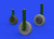 Sabre F.4 Wheels for ARX (Mask & Resin) 1/48 Eduard