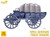 WWI German Horse Drawn Field Wagon (3 Sets) 1/72 Hat