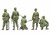 WWII US Infantry Scout Soldiers (5) 1/35 Tamiya (TAM35379)