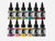 SET#4 Expansion Acrylic Paint Set (12 Colors) 22ml Bottles Monument Hobbies