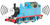 Thomas & Friends Thomas Locomotive DCC Sound w/Moving Eyes HO Scale Bachmann