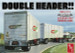 Double Header Tandem Van Trailers 1/25 AMT Models