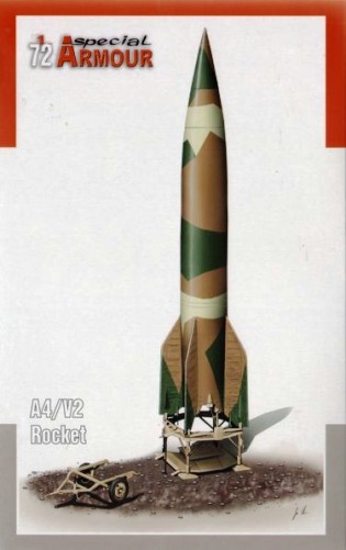 A4/V2 Ballistic Missile V2 Rocket Plastic Model German