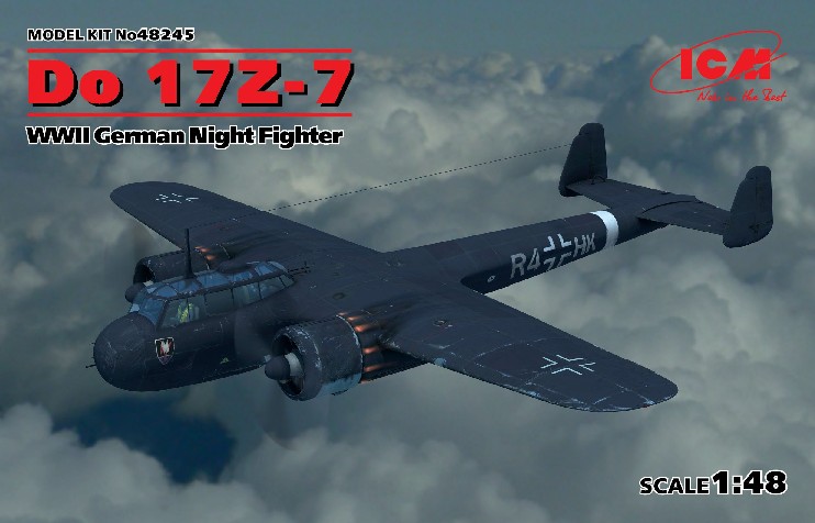 WWII German Do17Z7 Night Fighter 1/48 ICM Models