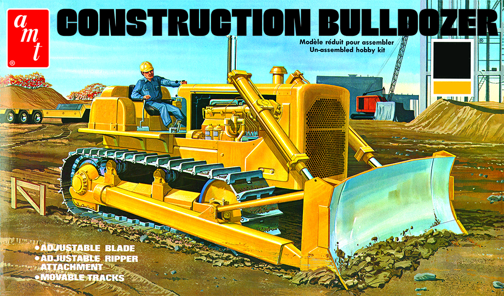 AMT 1/25 CONSTRUCTION BULLDOZER ブルドーザ Construction Bulldozer 1/25 AMT