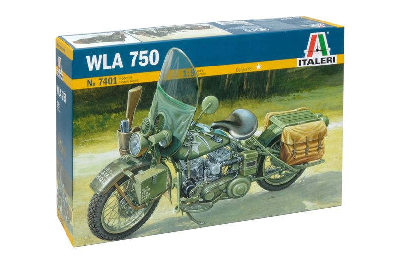 送料無料 WWII WLA 750 US Army Motorcycle 1/9 Italeri オートバイ・バイク