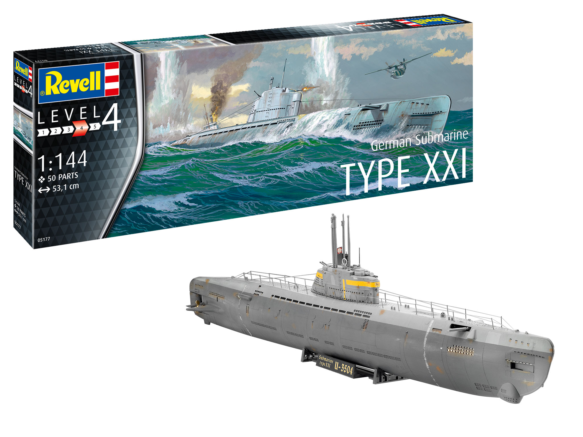 船・ボート Revell 1/144 USS SSN-21 & TYPE VII C/41 Revell-Germany1/144 German U-Boat Type VIIC/41 Atlantic
