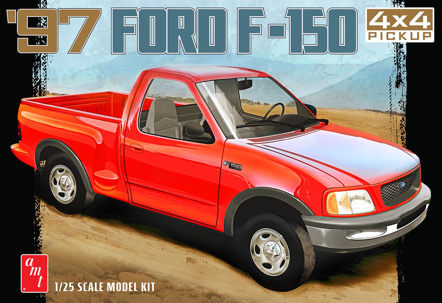 1997 Ford F-150 4x4 Pickup Truck 1/25 AMT Models