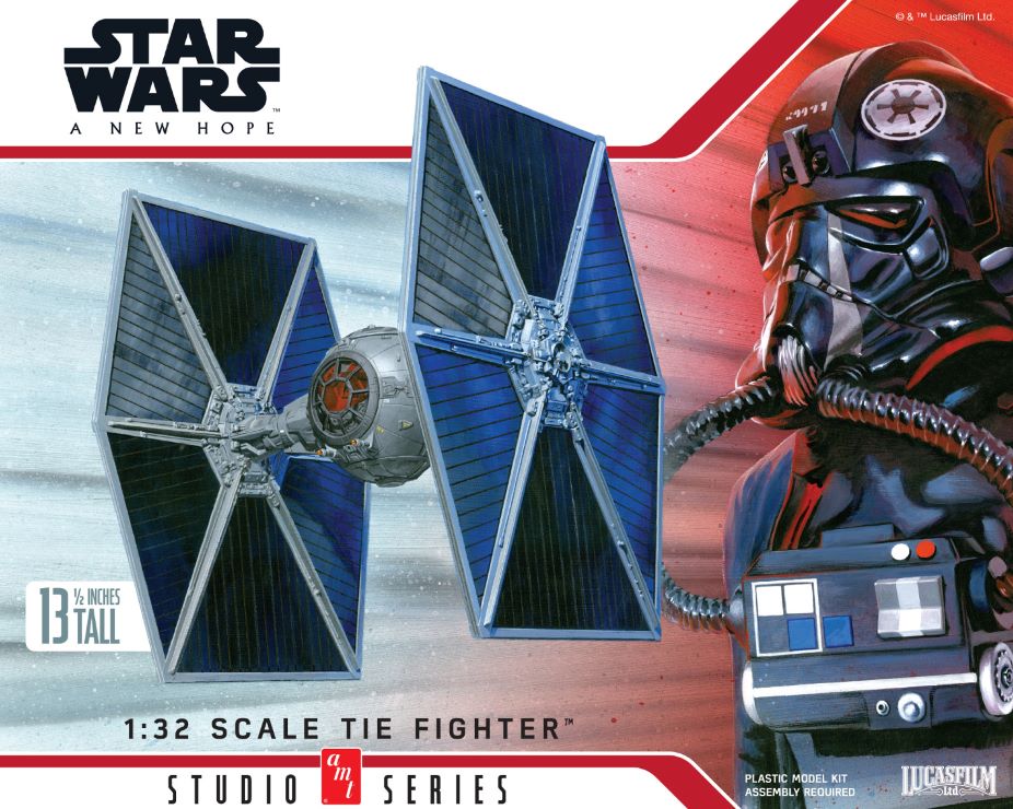 AMT スター・ウォーズ TIEファイター 完成品 Star Wars AMT 1/32 scale Star Wars: A New Hope TIE fighter plastic