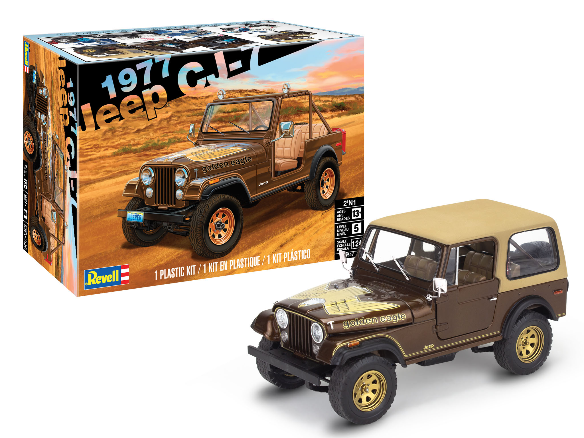 1977 Jeep CJ-7 Renegade (2 in 1) 1/24 Revell-Monogram