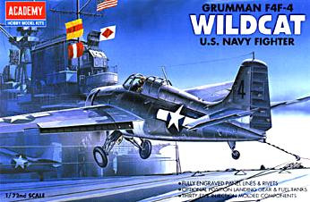 F-4F4 Wildcat US Navy Fighter 1/72 Academy