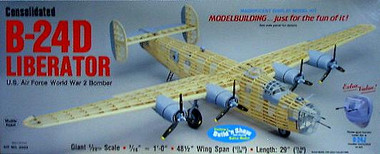 B-24D Liberator Balsa Model Airplane Guillows