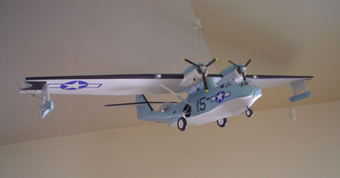 Guillow社大型スケールディスプレイモデルキットCatalinaPBY-5a Amazon.com: Guillow's PBY-5A Catalina Model Kit : Arts