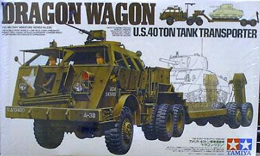 US 40 Ton Tank Transporter Dragon Wagon 1/35 Tamiya