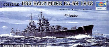 Five Star 1/700 700066 USN Heavy Cruiser Baltimore Upgrade Parts for Trumpeter 