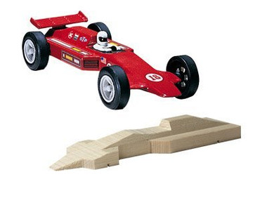 Dragster Pre-Cut Design Pinecar - Pinewood Derby