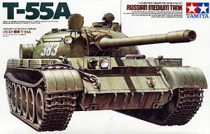 Russian T55 Medium Tank 1/48 Tamiya