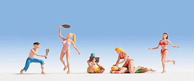 1 HO Gauge Figures Set Noch 15841 Sunbathers Pack no 1 HO Gauge Figures Set Noch 15841 Sunbathers Pack no
