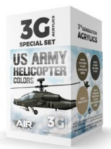 Air Series: US Army Helicopter Acrylic Paint Set (4 Colors) 17ml ...