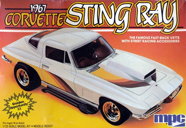 1967 Chevy Corvette Stingray 1/25 MPC Models