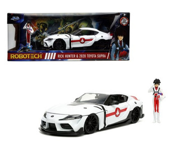 Robotech 2020 Toyota Supra Car w/Rick Hunter Figure 1/24 Jada