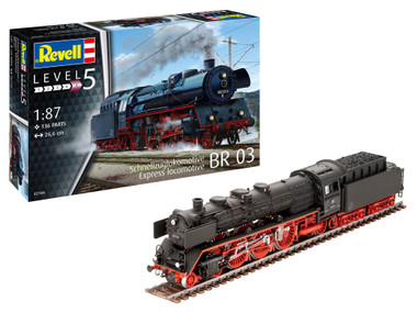 BR 03 German Express Steam Locomotive w/Tender 1/87 Revell