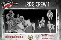 LRDG Crew Figure Set 1 (3 resin) 1/35 Thunder Model