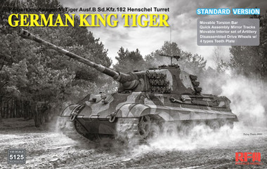 German King Tiger PzKpfw VI Ausf B SdKfz 182 Henschel Turret