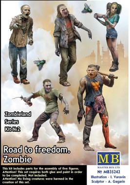 Zombieland: Zombies Road to Freedom (5) 1/35 Masterbox
