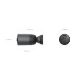 EZVIZ CS-BC1C/PACK (4K) Two Pack 8MP Cameras, 2.8mm Lens, 135° Diagonal, IR 15m, Color Night Vision, WiFi, IP65
